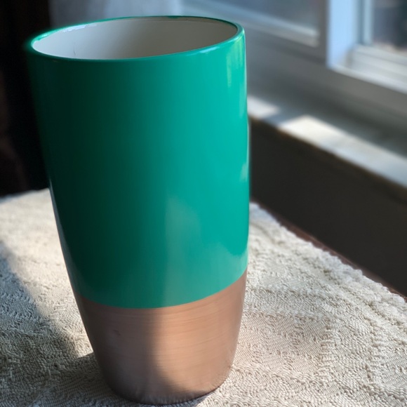 Other - Mint and Rose Gold Vase